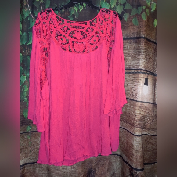 NWT Roaman's Pink Beach Coverup - Picture 2 of 5
